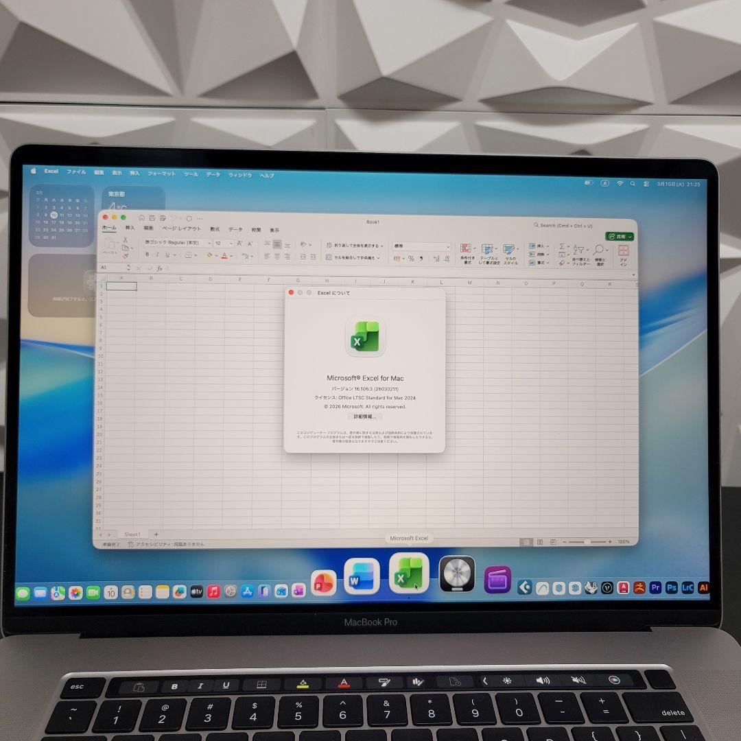 美品 MacBook Pro 16インチ i9 64/1TB CAD&3D設計