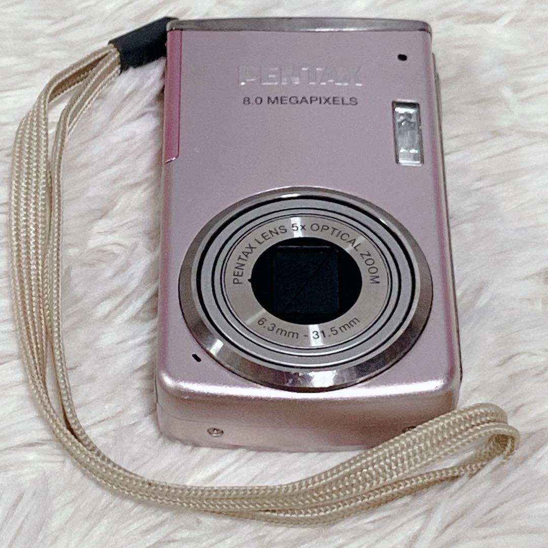 【極美品】 PENTAX ペンタックス optio M50 デジカメ ピンク