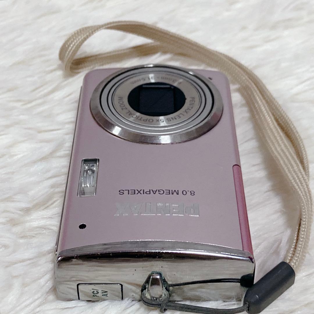 【極美品】 PENTAX ペンタックス optio M50 デジカメ ピンク