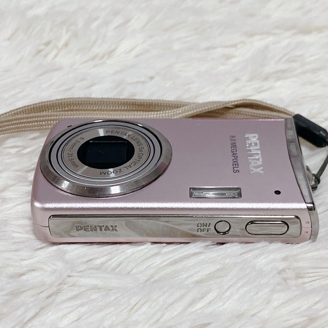 【極美品】 PENTAX ペンタックス optio M50 デジカメ ピンク