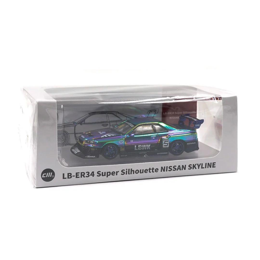 CM Model 1/64 日産 ニッサン GTR LB-ER34 LBWK