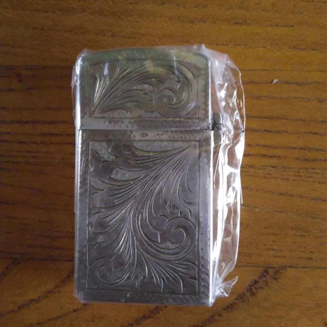 イタリア製エナメル仕上げ純銀製のタバコケースとオイルライター3点セットです！
