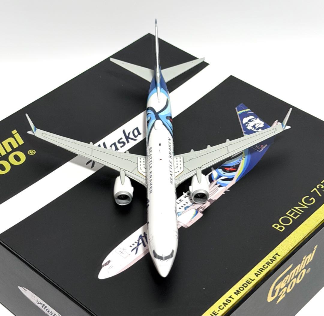 Gemini 1/200 B737 MAX9 シアトル・クラーケン アラスカ航空