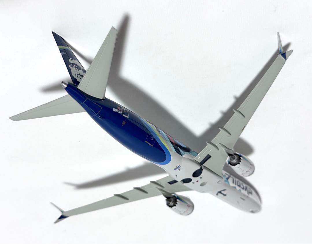 Gemini 1/200 B737 MAX9 シアトル・クラーケン アラスカ航空