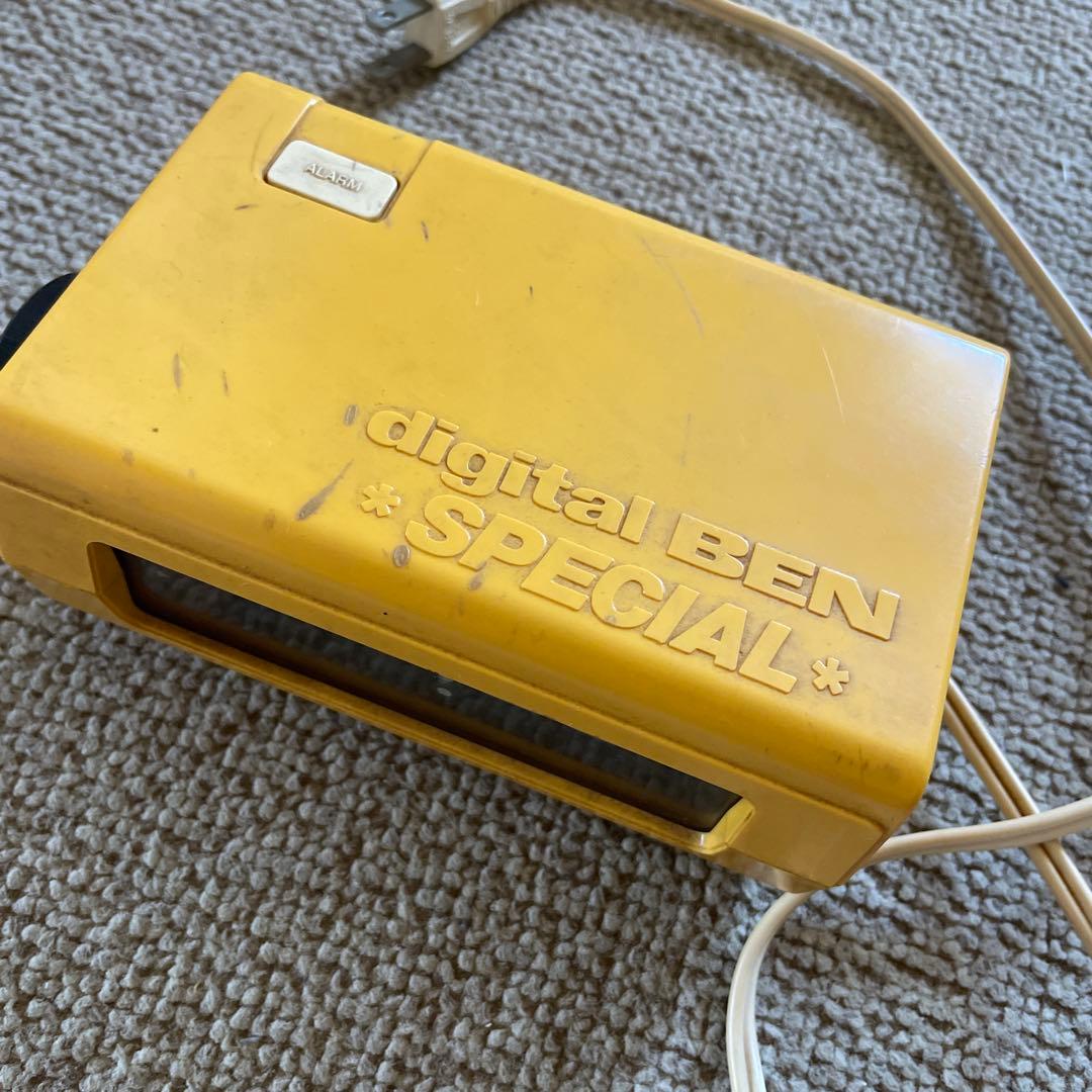 【動作正常】レア　レトロ 堀田時計店ドラム時計 digital BEN 006Z