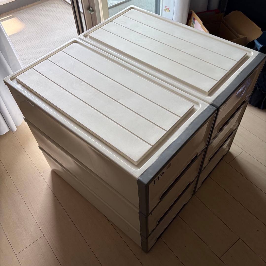 fits 衣装ケースL 6個セット