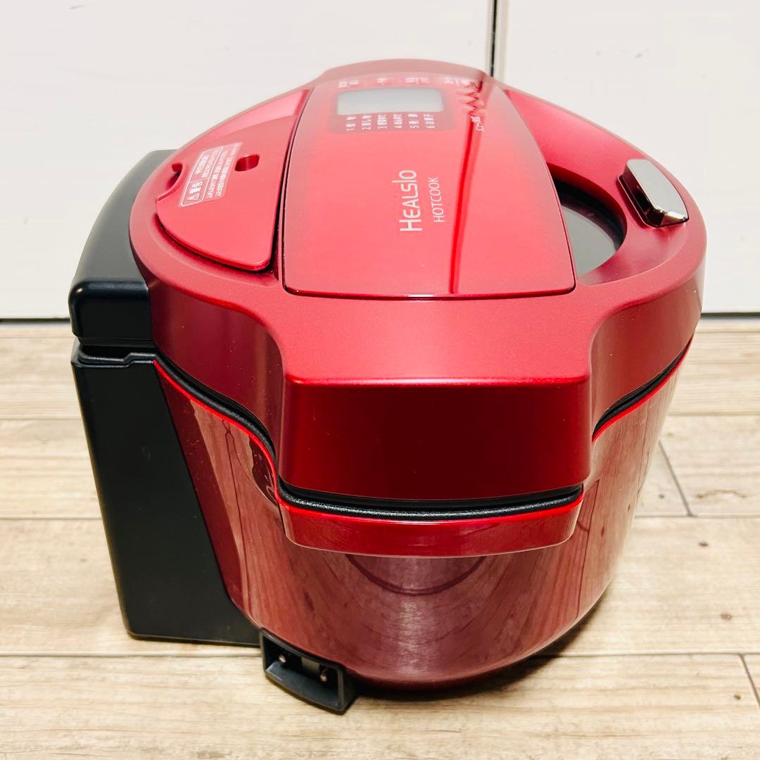 【美品】電気無水鍋 ヘルシオ ホットクック KN-HT99A-R シャープ