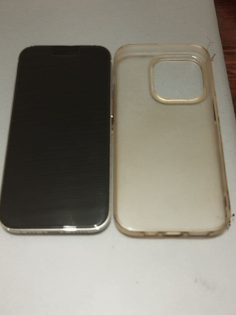 【美品】Apple iPhone14 Pro シルバー 本体 87% 128GB