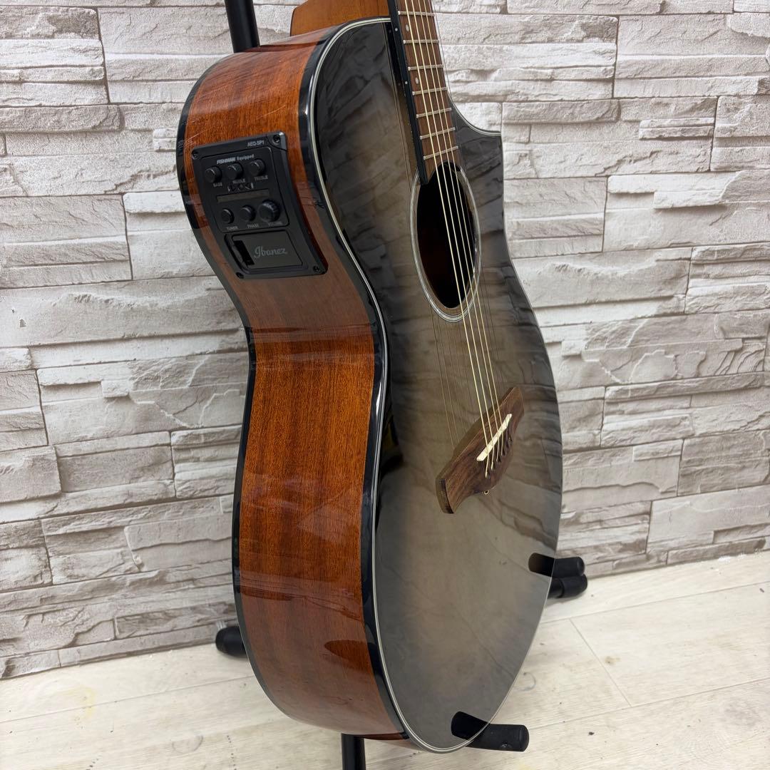 希少 美品 Ibanez アイバニーズ エレアコ AEWC11-TCB