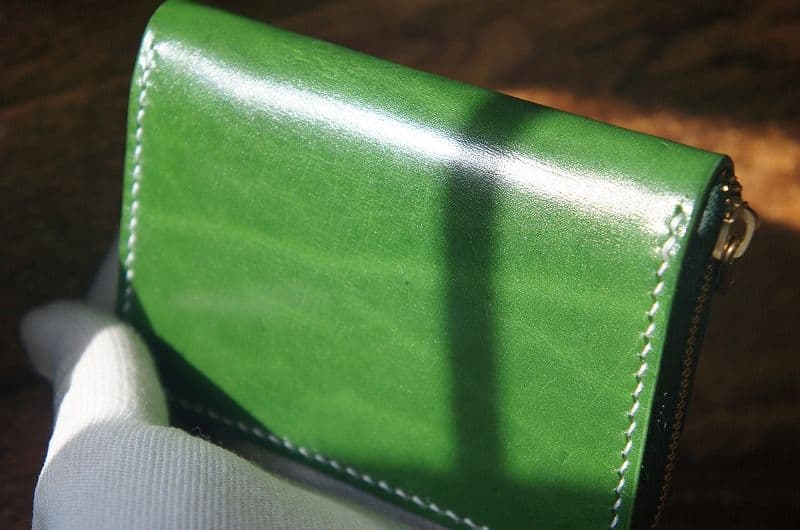 【送料無料】ルガトショルダーのミニラウンドファスナー【パロットグリーン】