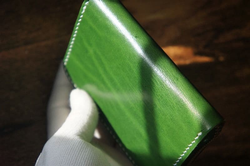 【送料無料】ルガトショルダーのミニラウンドファスナー【パロットグリーン】