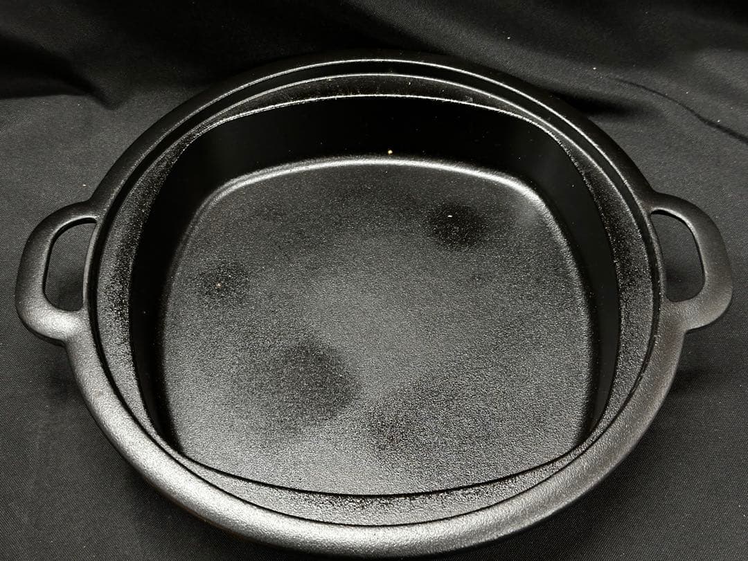 【長期保管品】南部鉄器　南部　岩鋳　すき焼き　餃子　鍋　1516 鉄鍋