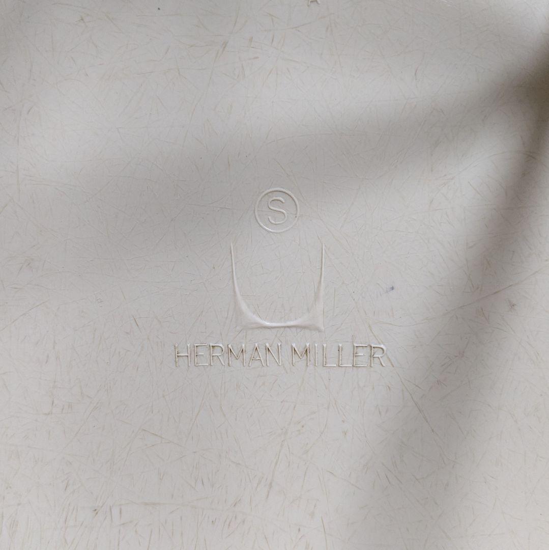 希少 正規品 ハーマンミラー イームズ シェルチェア ナウガレザー パッド付 3