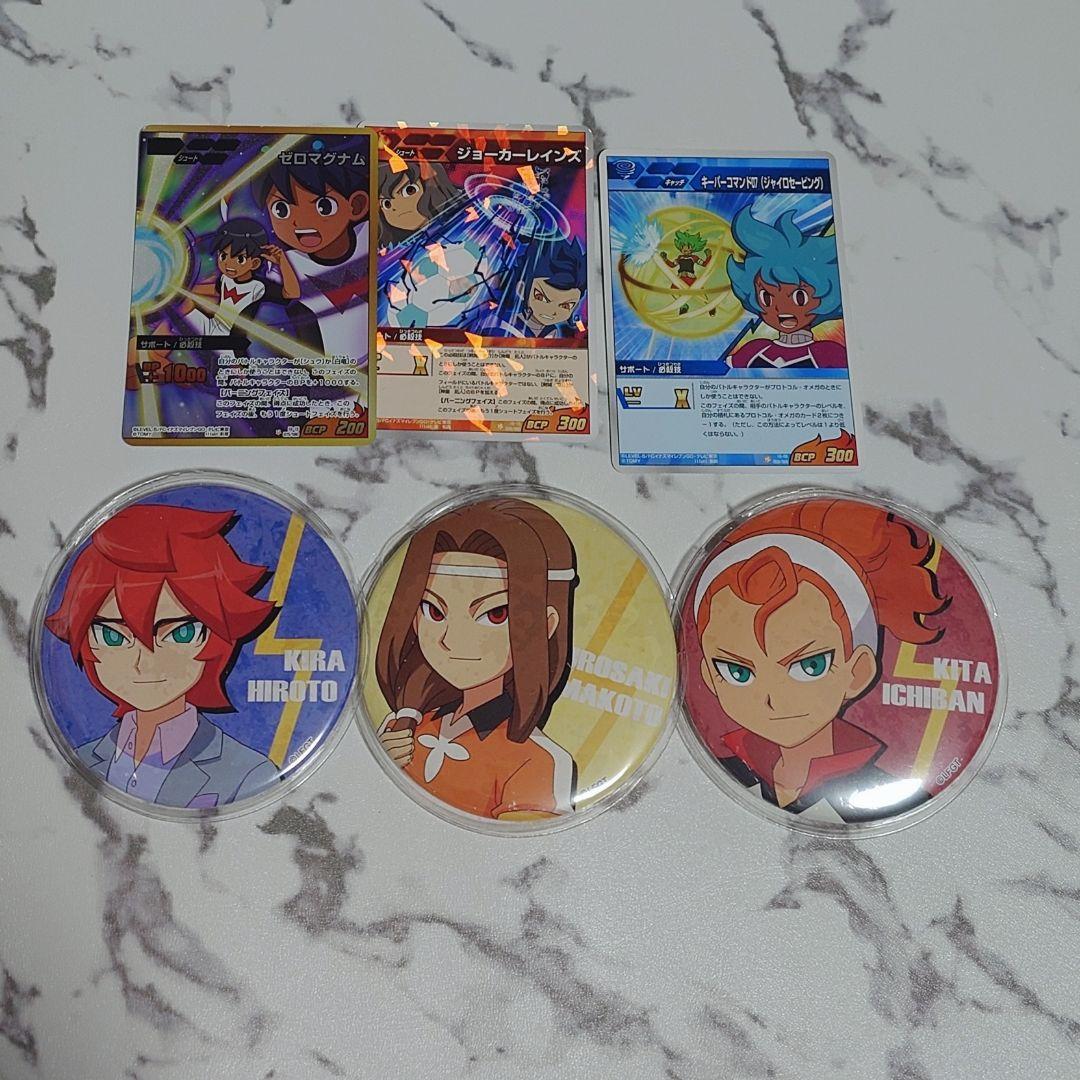 イナズマイレブンGO クロノ・ストーン TCG 缶バッジ