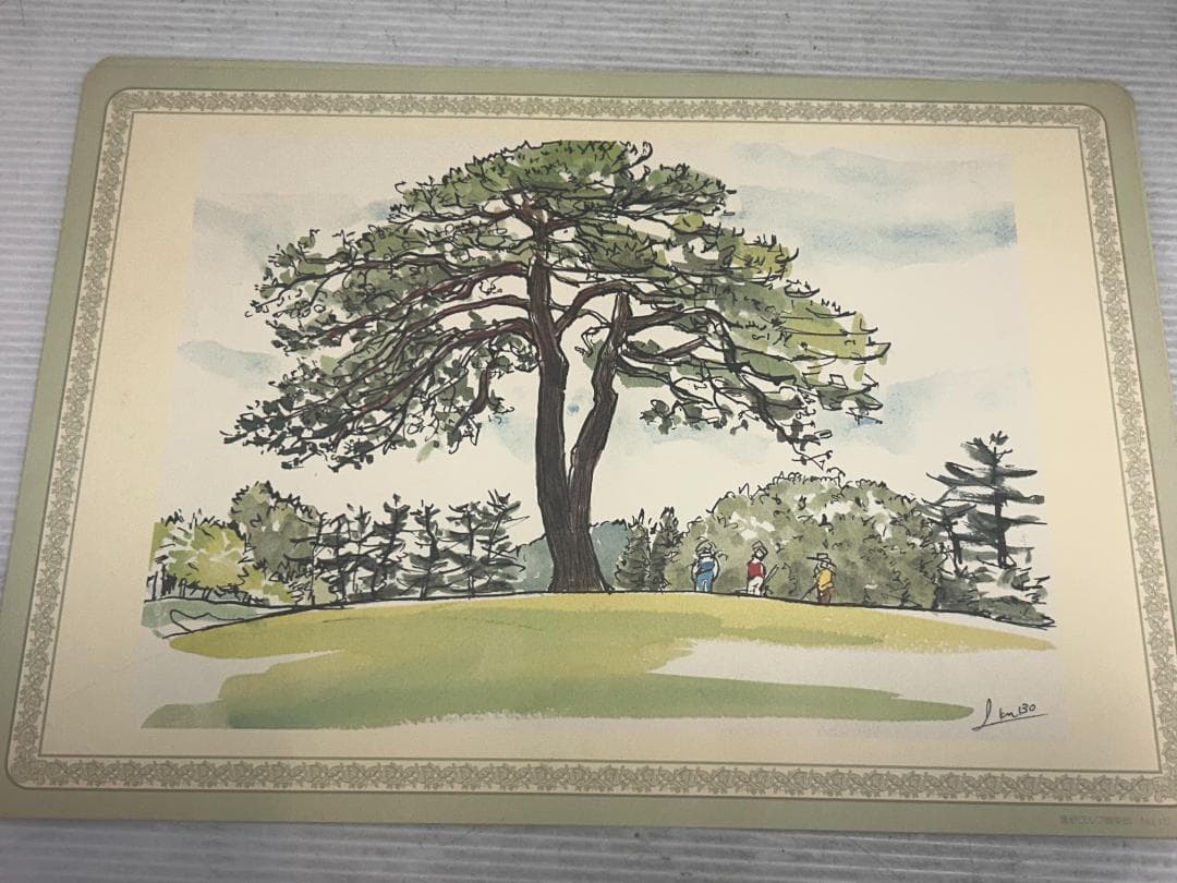★風景画　廣野GCコース絵　４枚