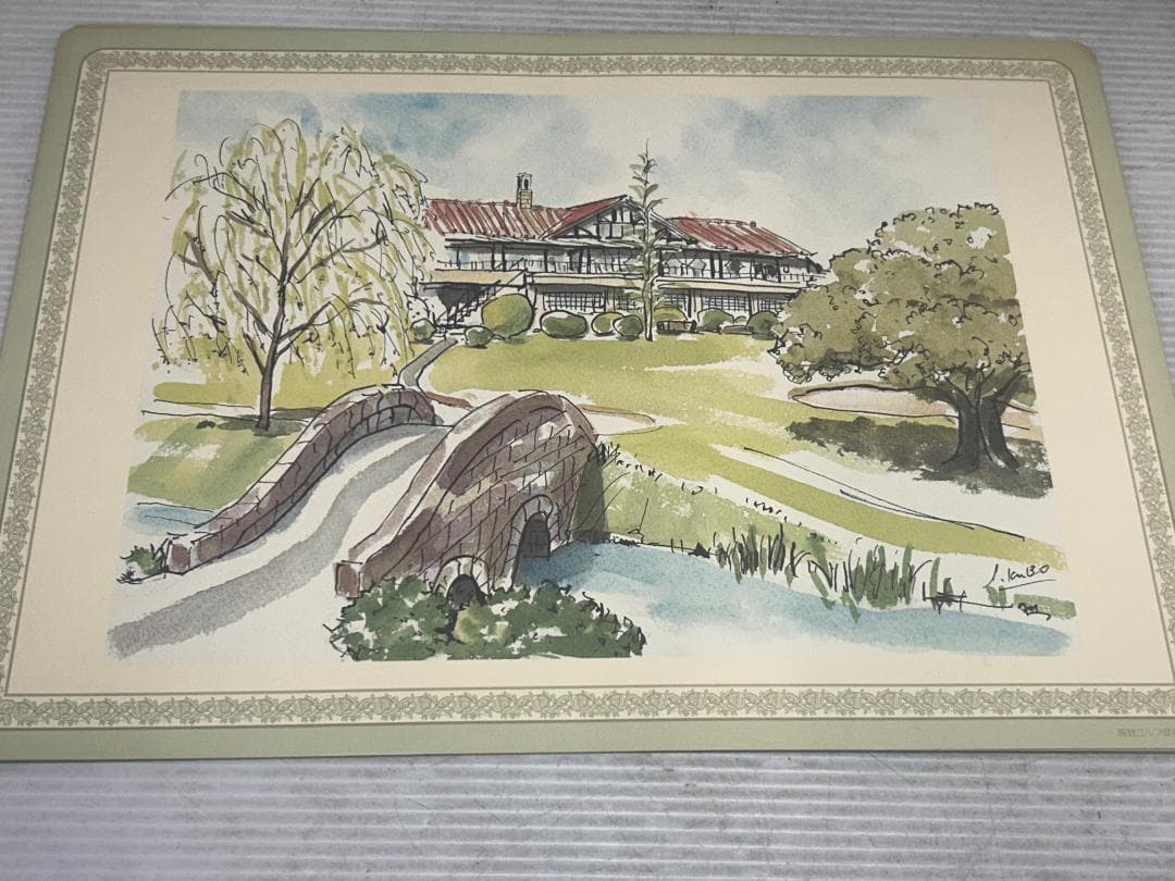 ★風景画　廣野GCコース絵　４枚