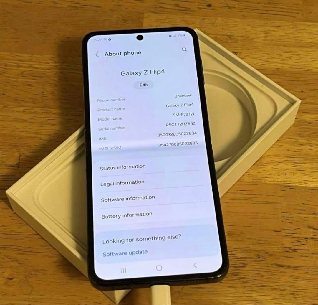 ギャラクシーAndroid Galaxy Flip 4｜256gb｜SIMフリー