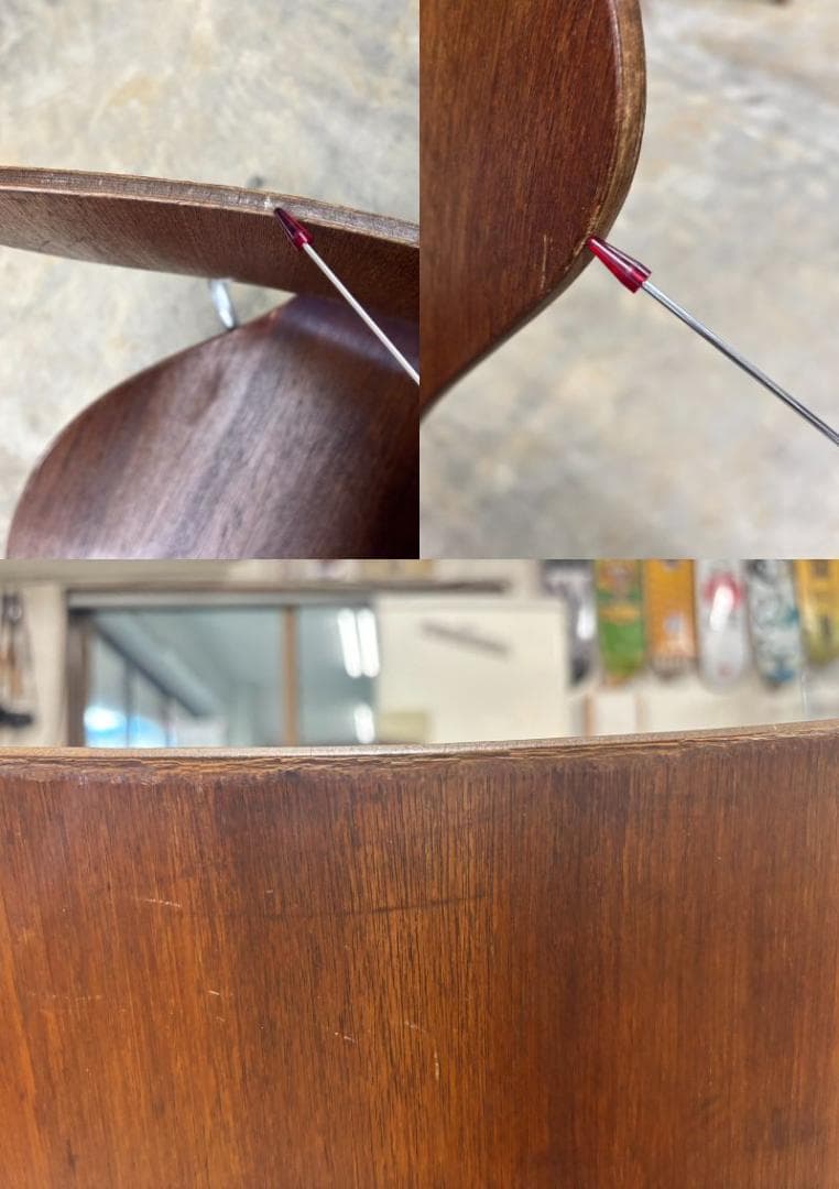 フリッツハンセン セブンチェア チーク材 希少 アルネ•ヤコブセン