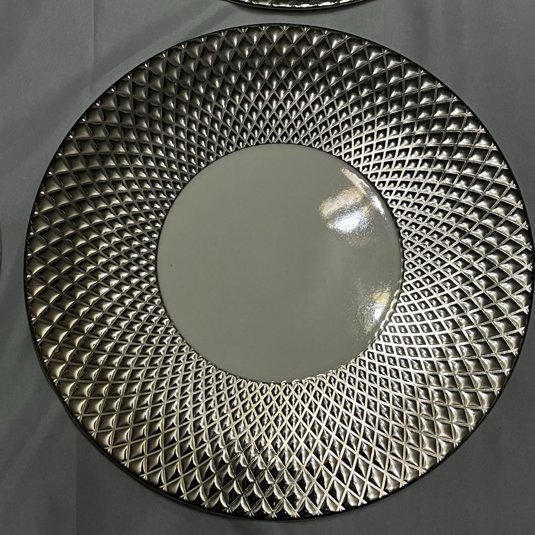 食器 お皿 ルザーン コルレオニス シルバー 2枚セット プレート 食器