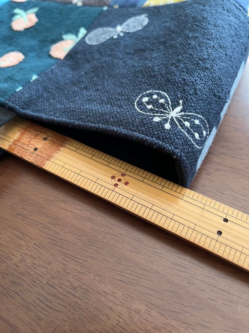 ハンドメイド　パッチワークトートバッグ　ミナペルホネン
