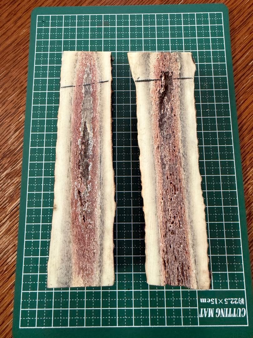 ⑦カスタムナイフハンドル材　スタッグ13.5㎝