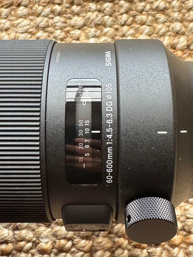 極美品！SIGMA 60-600mm F4.5-6.3 DG OS HSM