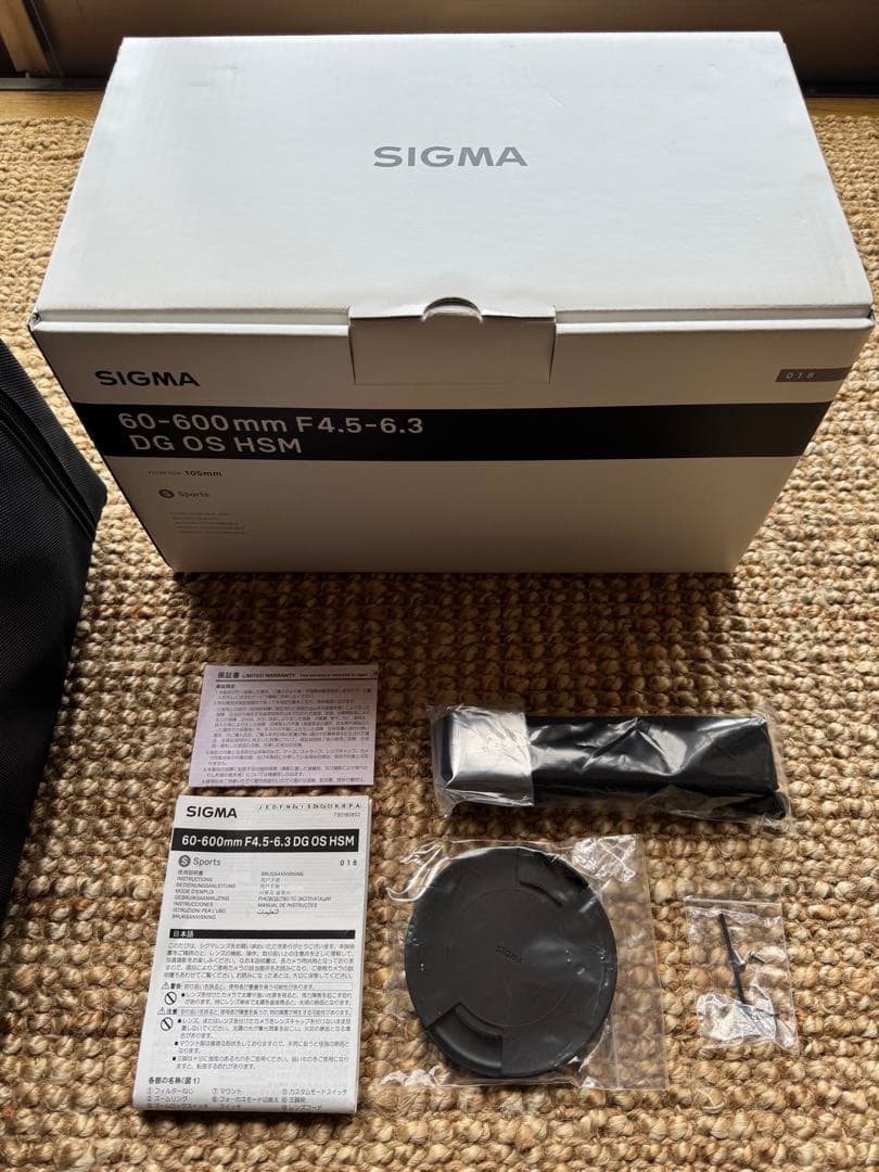 極美品！SIGMA 60-600mm F4.5-6.3 DG OS HSM