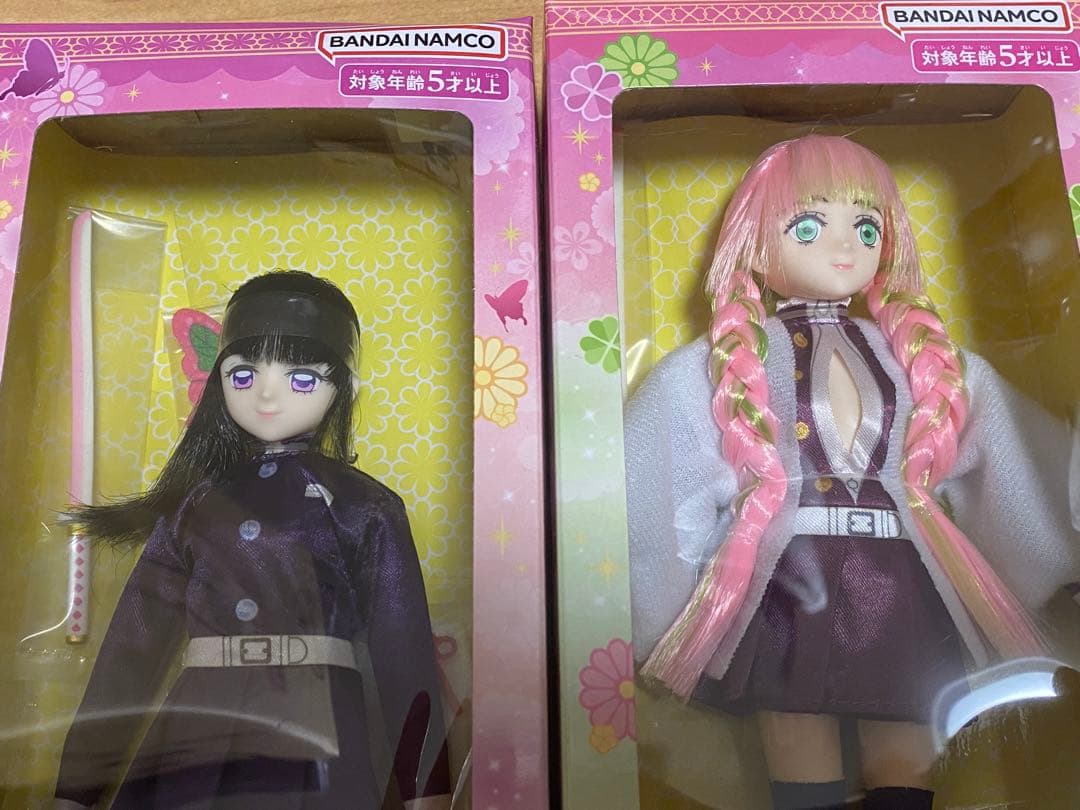 BANDAI 栗花落カナヲ 甘露寺蜜璃 鬼滅の刃スタイル2体セット