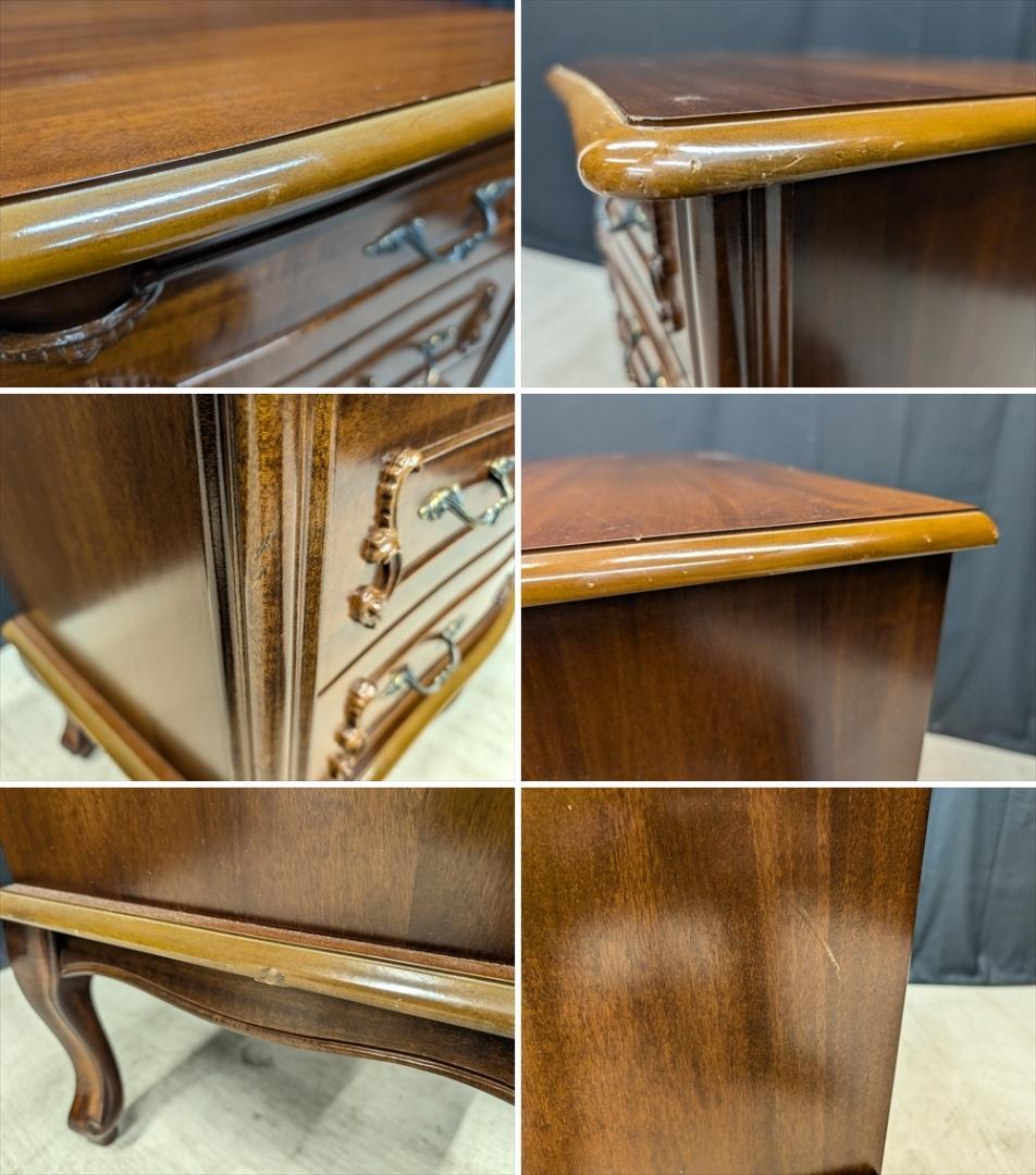 猫脚　リビングチェスト　タンス　チェスト　引き出し　ドロワー　収納　整理　衣類