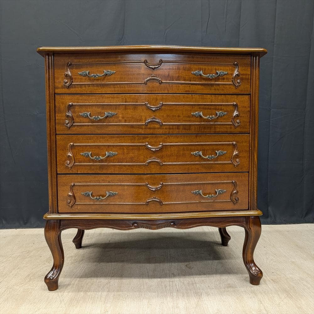 猫脚　リビングチェスト　タンス　チェスト　引き出し　ドロワー　収納　整理　衣類