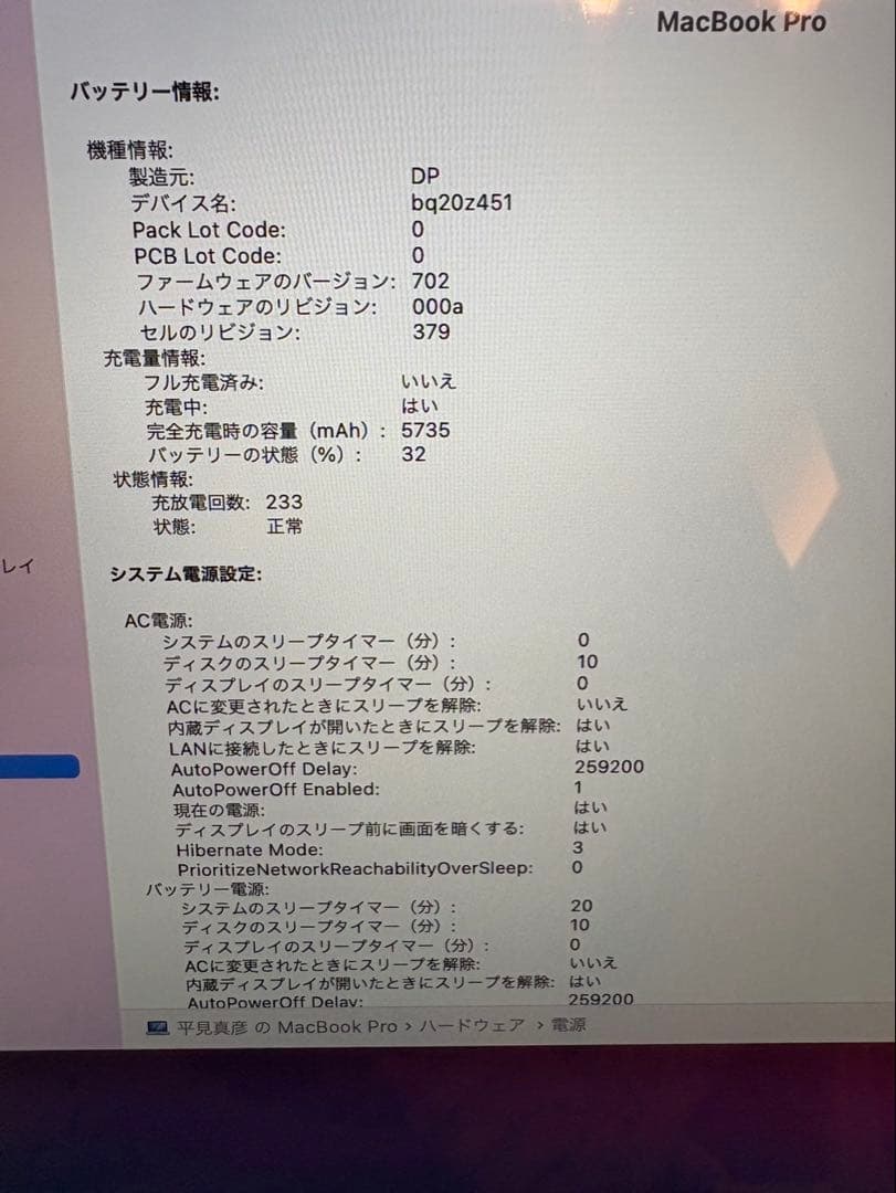 【商品名】 MacBook Pro 13インチ　マジックマウス