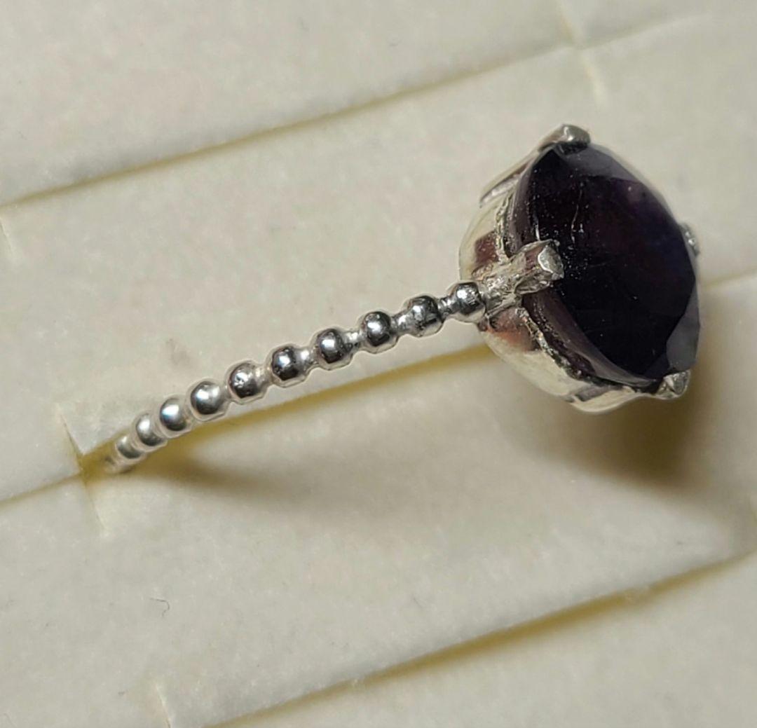 かる流星群の煌めき★非加熱アイオライトサンストーン★リングオーダー