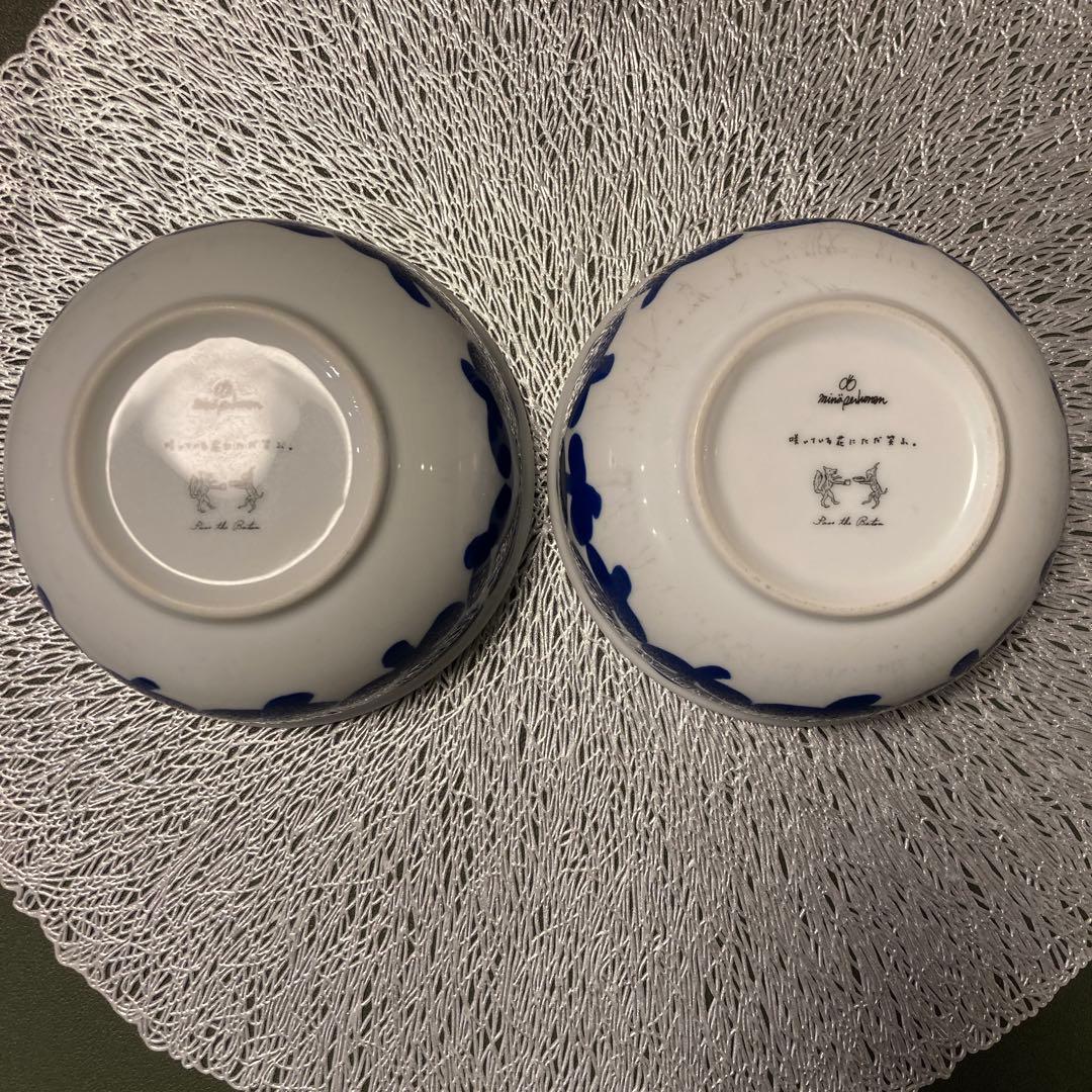 【値下げ】パスザバトン　ミナペルホネン 深皿 2カップ2ボウル2 皿1 計7点