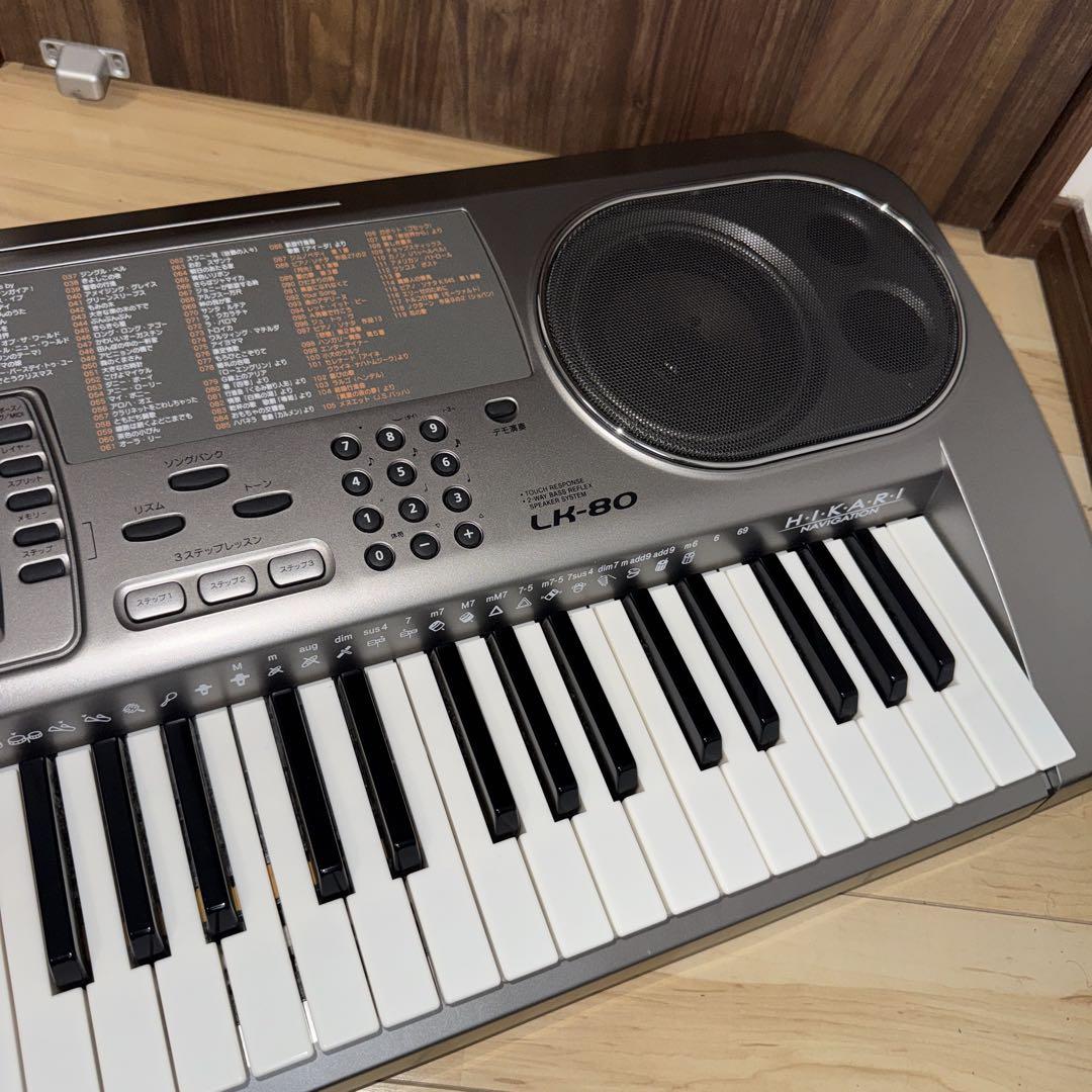 CASIOカシオ　LK-80 初心者　ナビゲーション美品