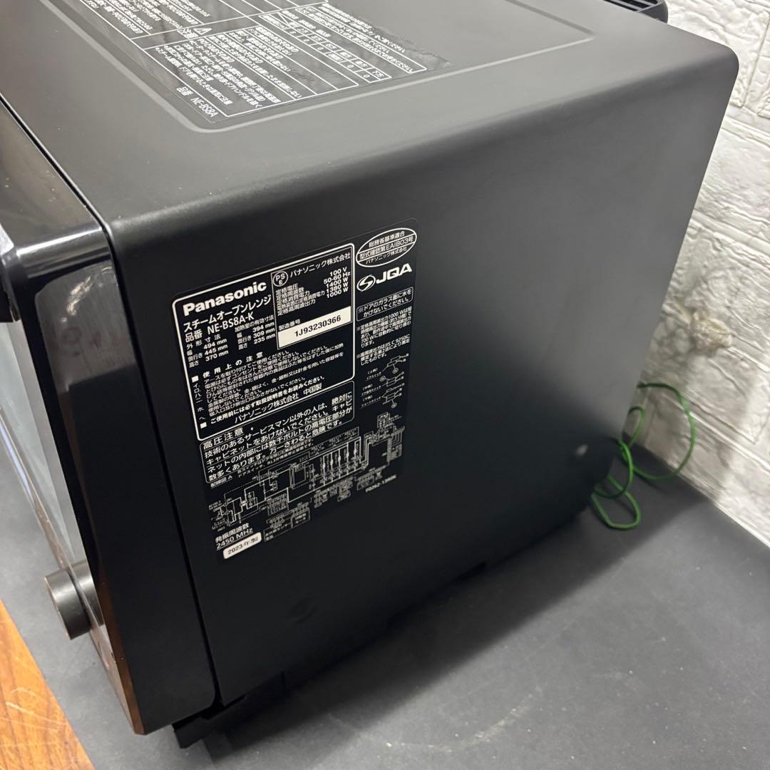 127　ビストロ　電子レンジ　スチームオーブン　安い　綺麗　黒　NE-BS8A