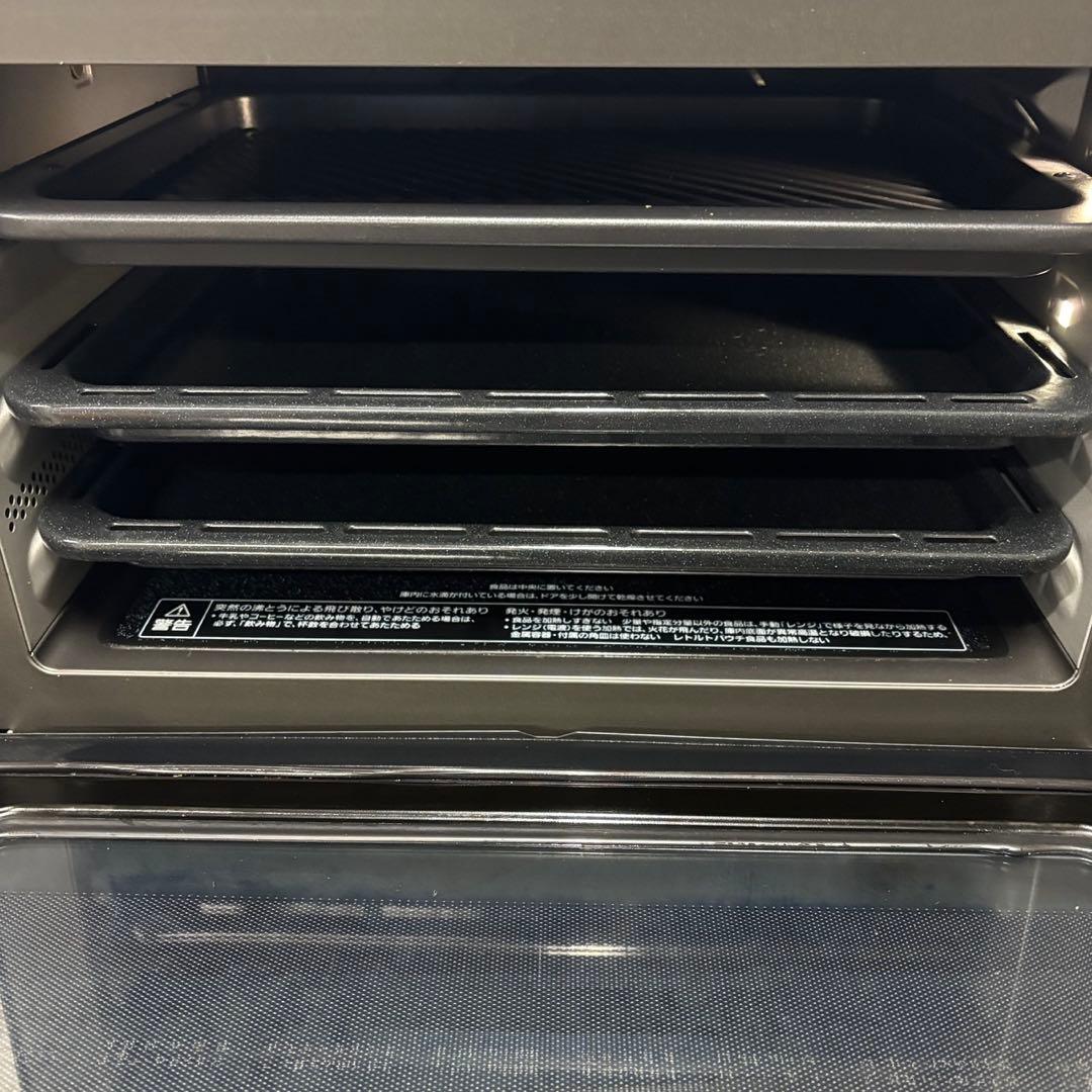 127　ビストロ　電子レンジ　スチームオーブン　安い　綺麗　黒　NE-BS8A