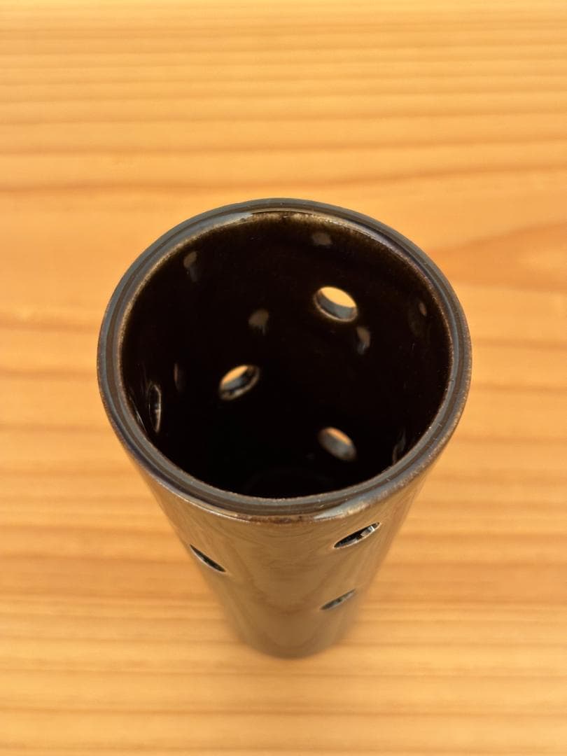 つけもの名人 長谷園　【廃盤商品】 水抜き付き　伊賀焼 角型