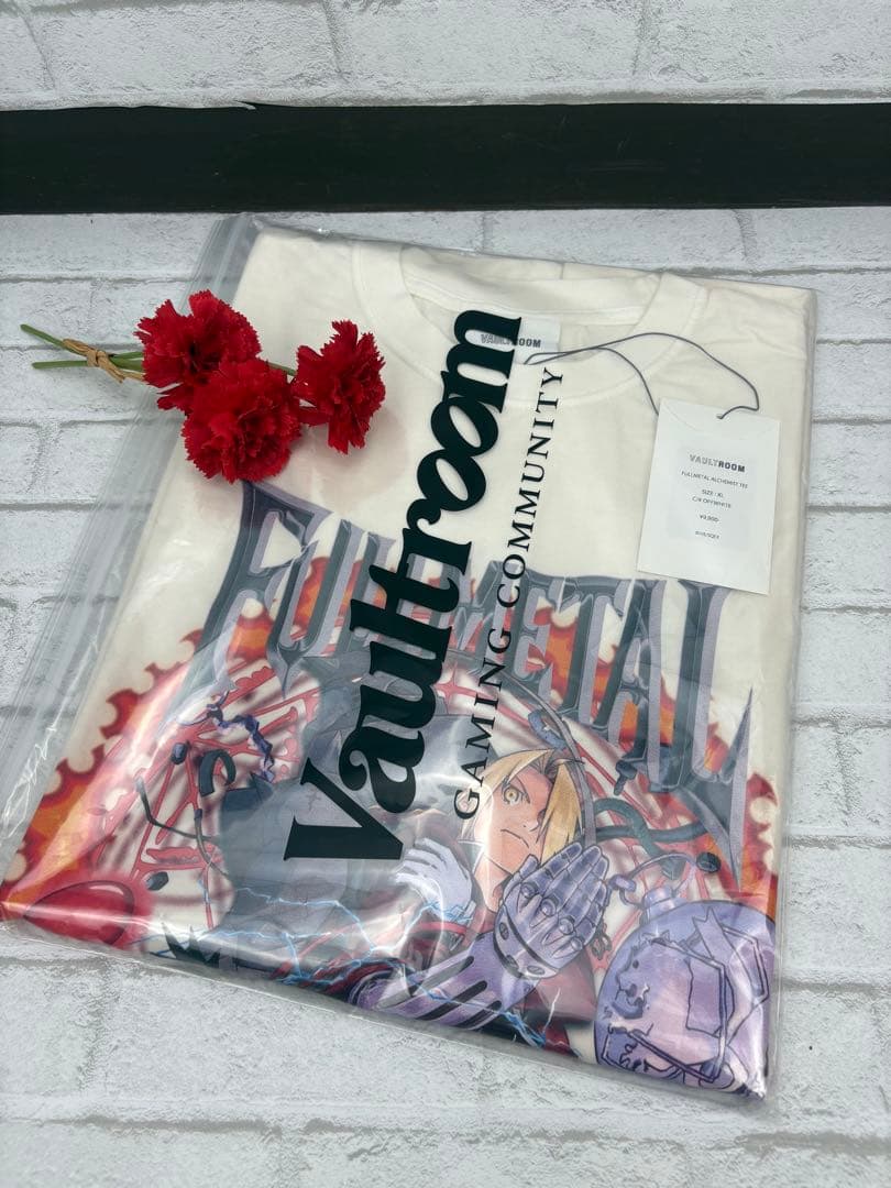 XL VAULTROOM 鋼の錬金術師 コラボTシャツ チャコール