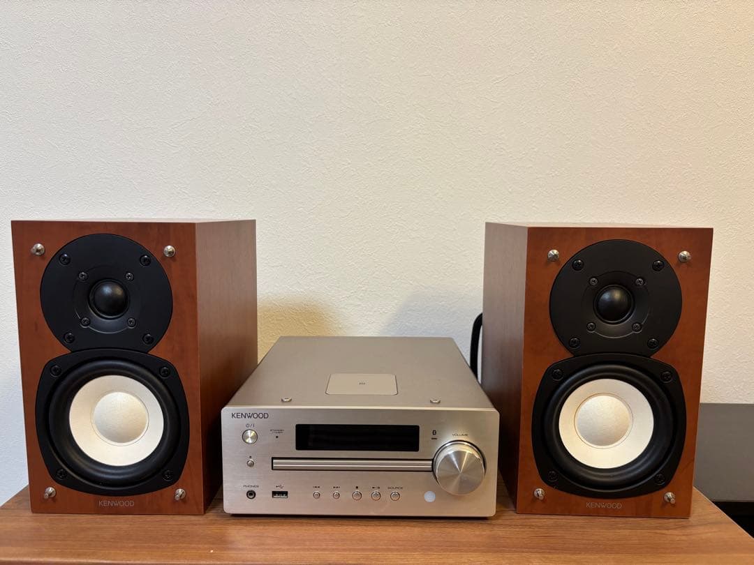 KENWOOD ミニコンポ Ｋ515 木製スピーカー