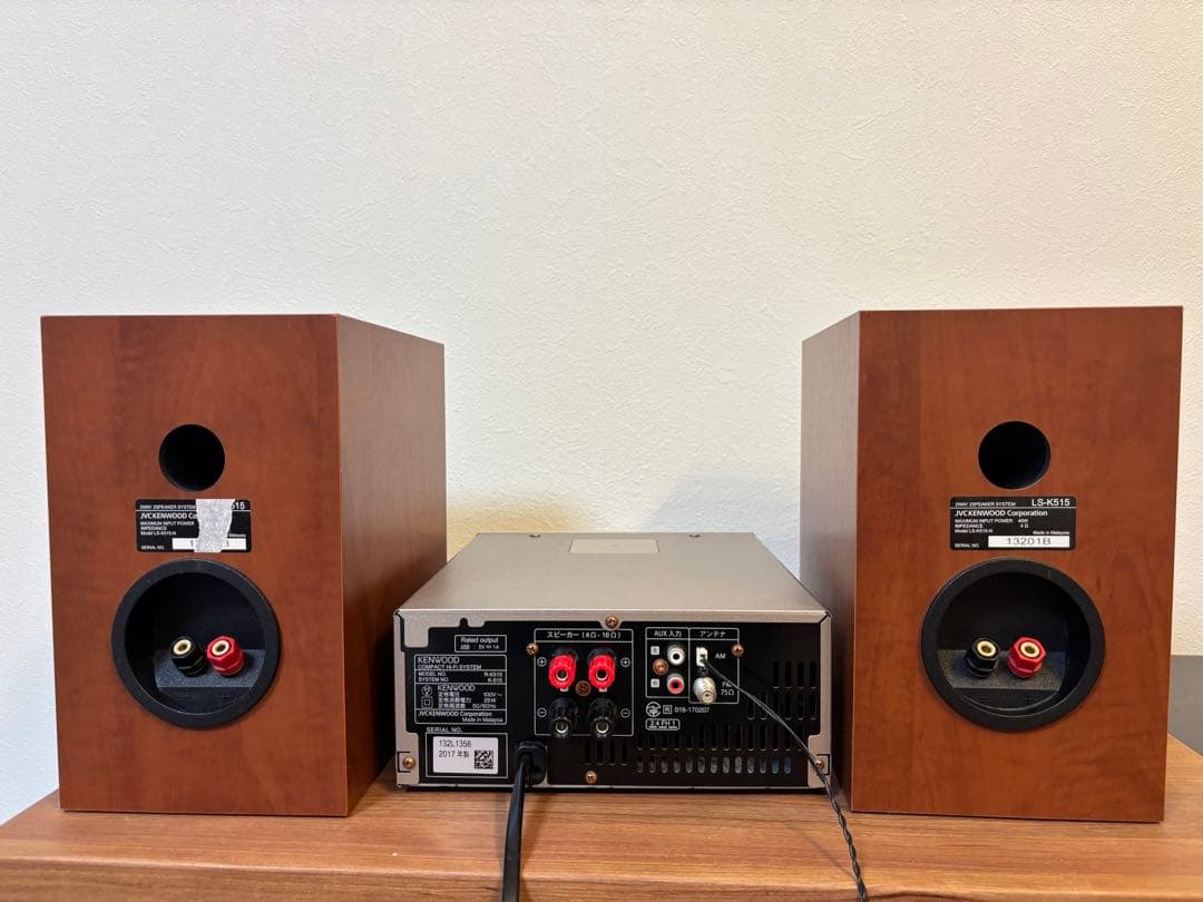KENWOOD ミニコンポ Ｋ515 木製スピーカー