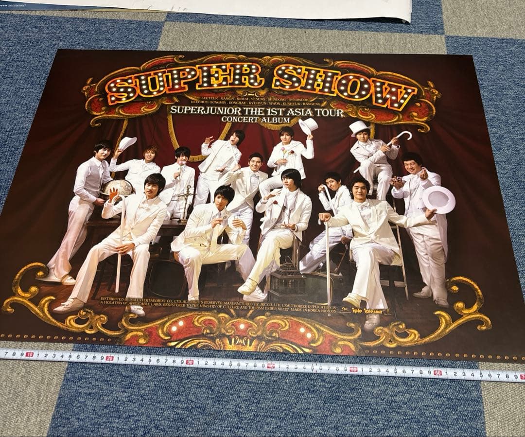 スーパージュニア　公式ポスター9枚　2006年から　super junior