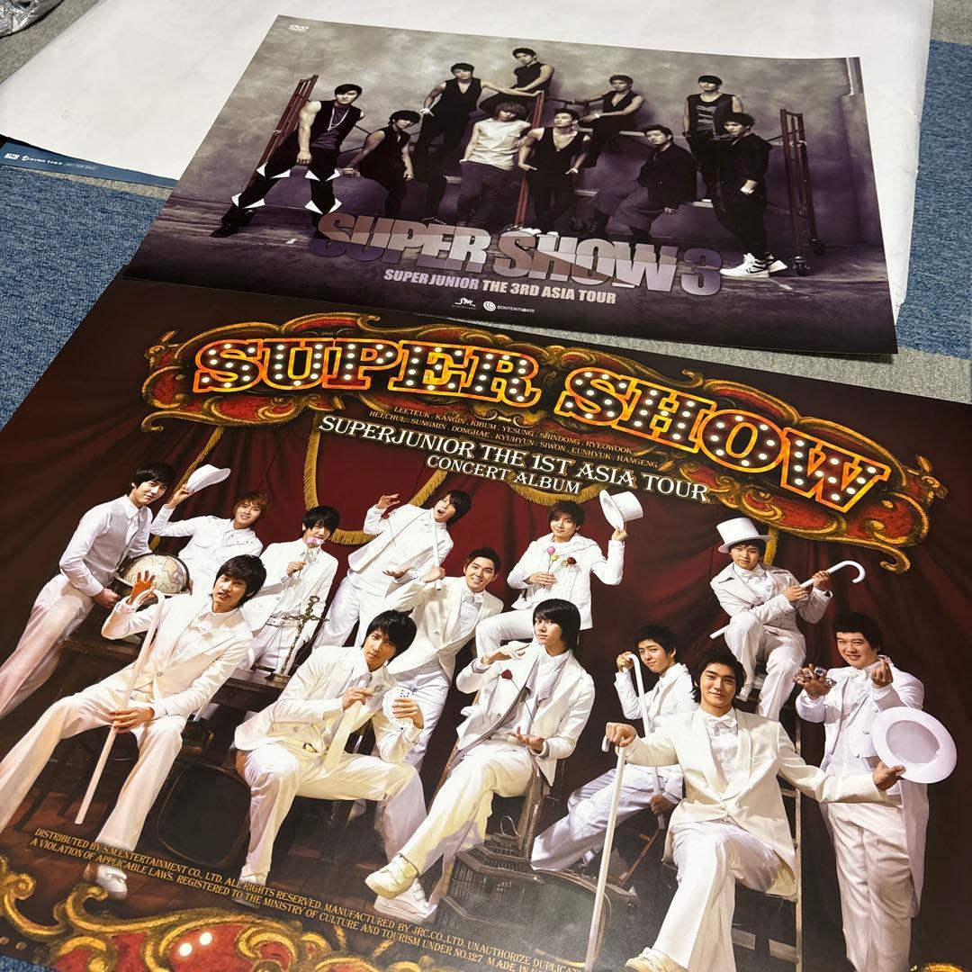 スーパージュニア　公式ポスター9枚　2006年から　super junior