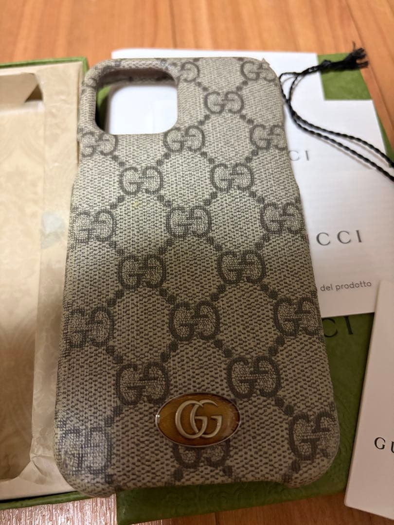 GUCCI GGパターン iPhone12用ケース