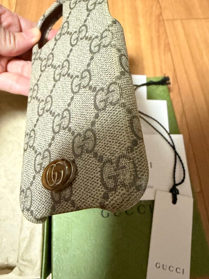GUCCI GGパターン iPhone12用ケース