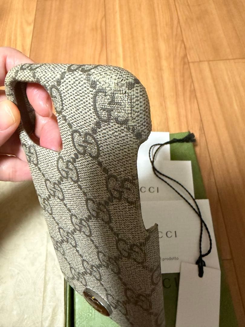 GUCCI GGパターン iPhone12用ケース