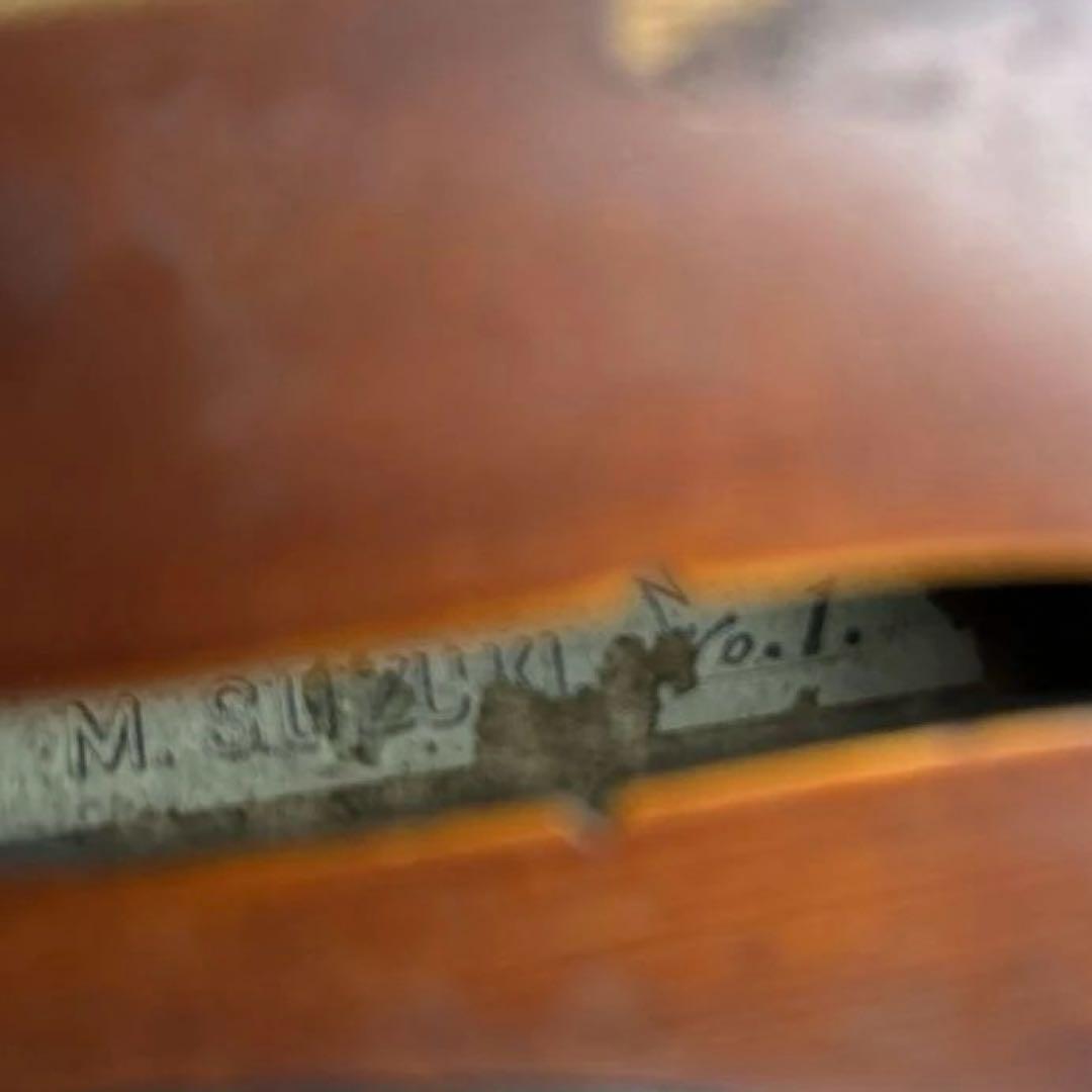 S*a様 ヴィンテージ木製バイオリンと弓セット　Ｍ.SUZUKI NO.1 ジャ