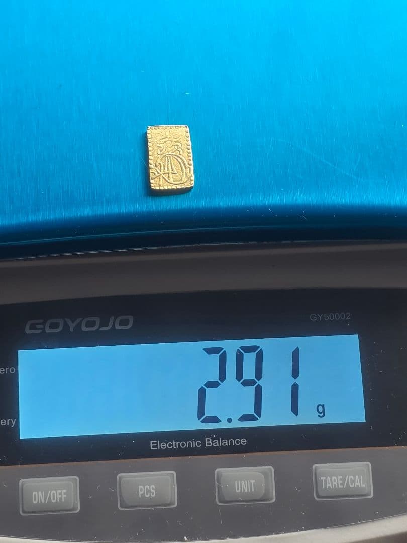 明治二分金 78（検索：二朱金、二分判金）
