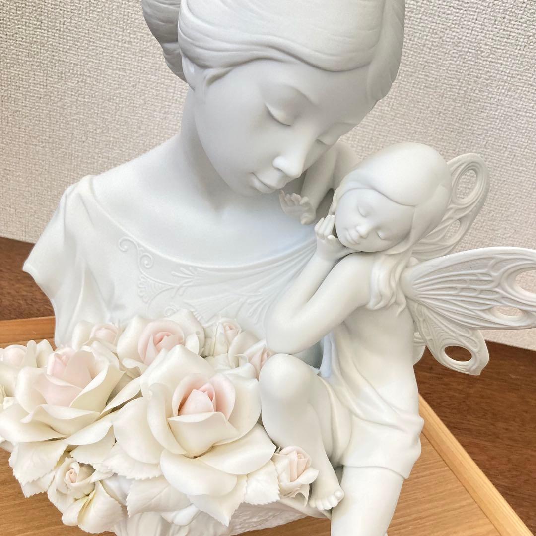 【LLADRO】美の輝き グレイスシリーズ バラ 妖精 フェアリー 置物