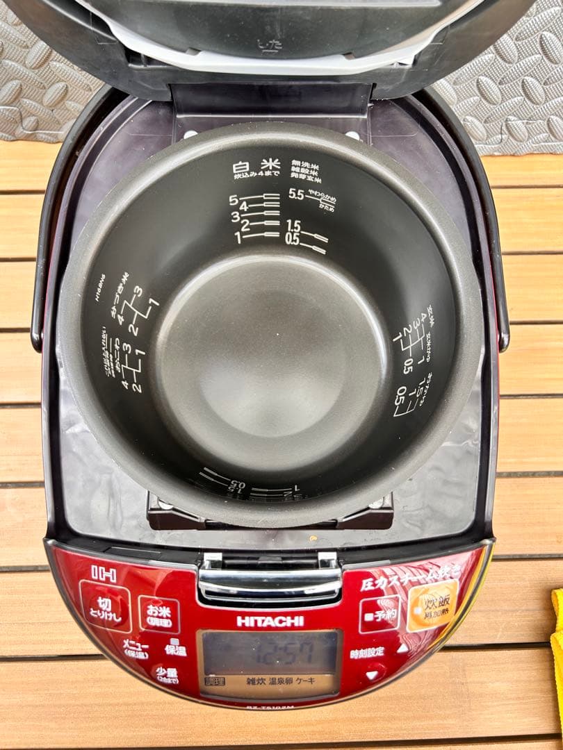 HITACHI 圧力IH炊飯器 RZ-TS100M レッド