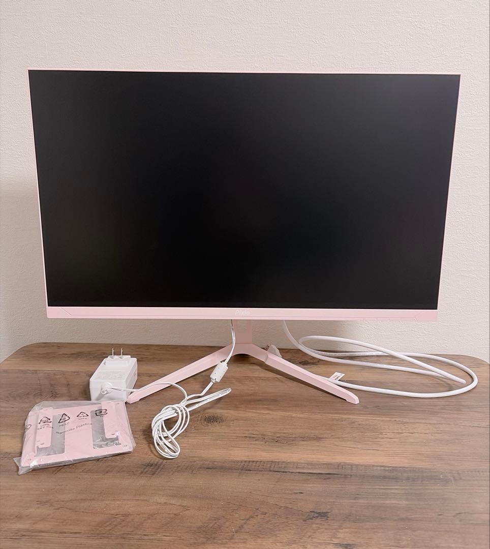 美品✨️Pixio ピクシオ ゲーミングモニター 23.8インチ パステルピンク